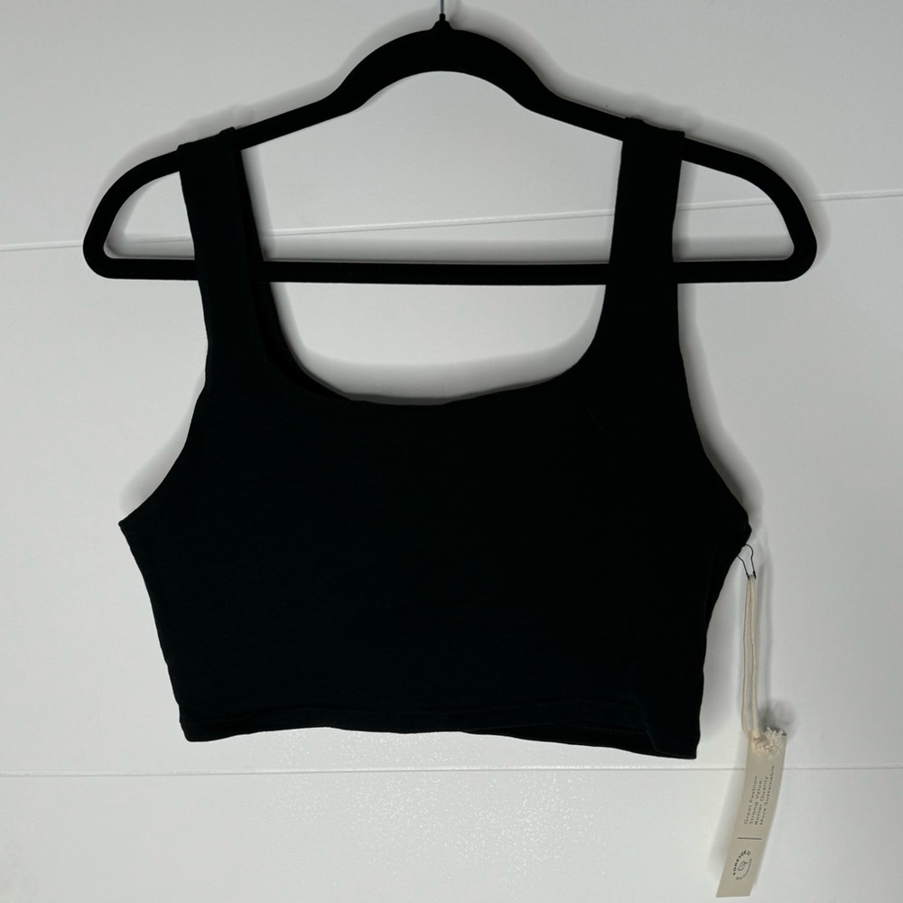 Black tank top